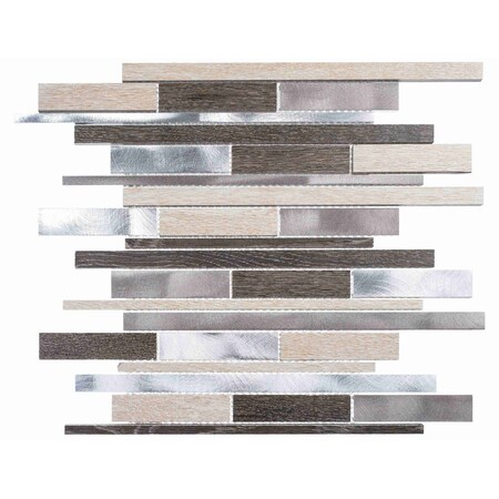 Andova Tiles CHOCOLAT Brick Porcelain Mosaic Wall Tile SAM-ANDCHO314